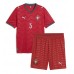 Dječji Nogometni Dres Portugal Diogo Dalot #5 Domaci SP 2026 Kratak Rukav (+ Kratke hlače)